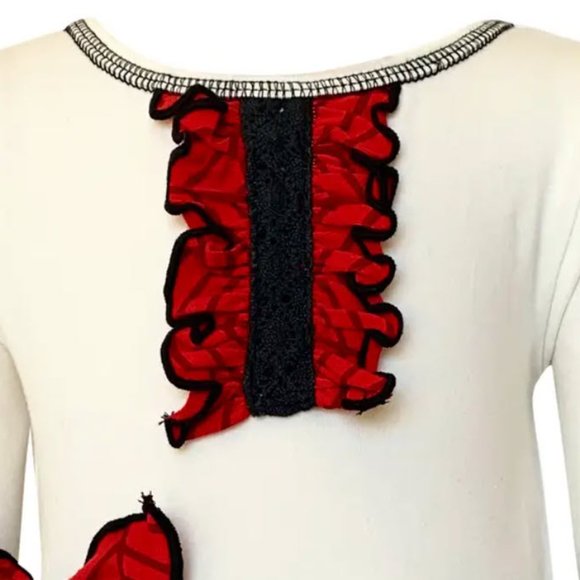 Damask & Polka Dot Ruffle Dress Set - Picture 7 of 9